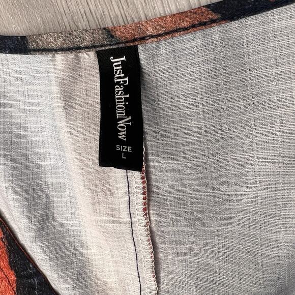 Just Fashion Now Vertical Stripped Dress Size L - Picture 5 of 7